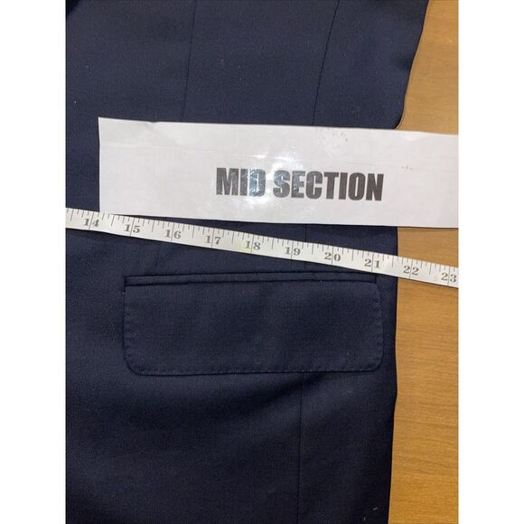 Loro Piana Samuelsohn Blazer Mens‎ 42R Navy Blue 110s Wool Jacket Sport Coat - Picture 5 of 14